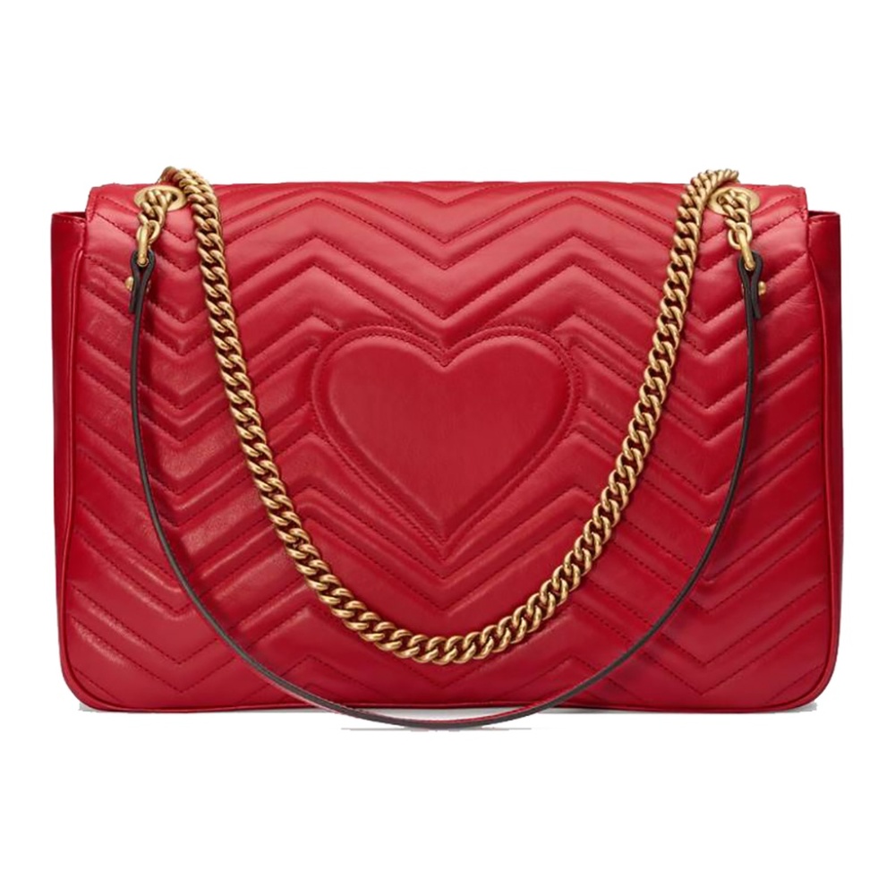 Gucci Large GG Marmont Leather Shoulder Bag - Picture 3 of 8